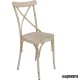 Silla vintage acero DLBRIGANTIQUE color beige