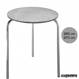Persona responsable amortiguar No quiero Mesas terraza tablero acero inoxidable con estructura de aluminio. - Expomaquinaria Persona responsable amortiguar No quiero Mesas terraza tablero acero inoxidable con estructura de aluminio. - Expomaquinaria