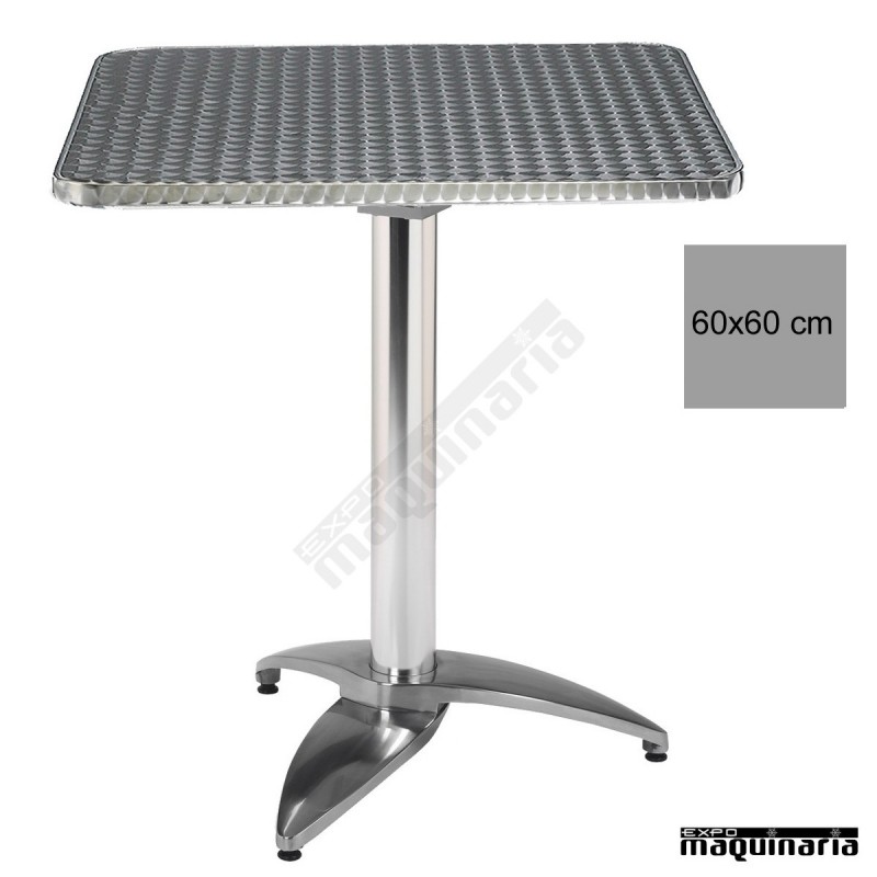 Mesa bar inox 4R45IC cuadrada