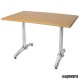 Base doble de aluminio para mesa NIGH985