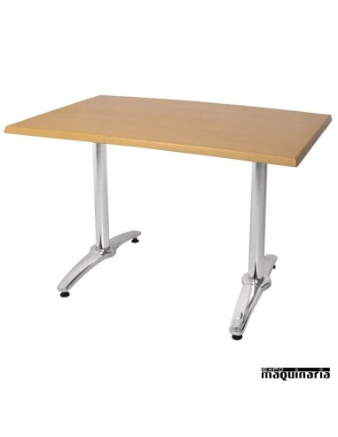 Base doble de aluminio para mesa NIGH985