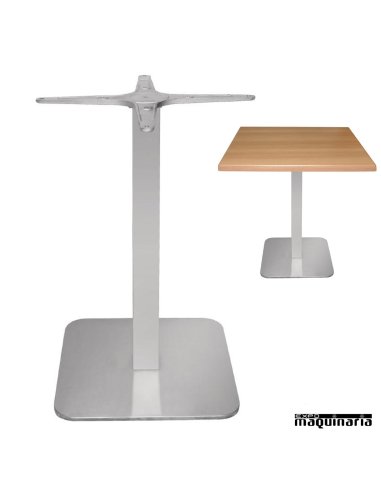 Base acero inoxidable cuadrada NIGK993
