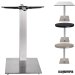 Base acero inoxidable cuadrada NICF157