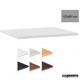 Tablero para mesas de Melamina 120x80 cm
