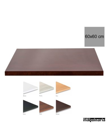 Tablero para mesas de Melamina 60x60 cm