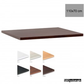 Tablero para mesas de Melamina 110x70 cm