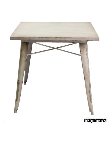 Mesa vintage acero hosteleria DL801A