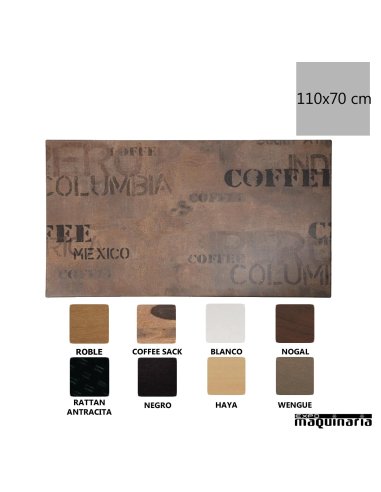 Tablero Coffee Sack 110x70 NIGL311