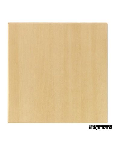 Tablero para mesa color haya 70x70 NIU595