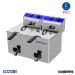 Freidora eléctrica de sobremesa RGFE7+7M de 7+7 litros