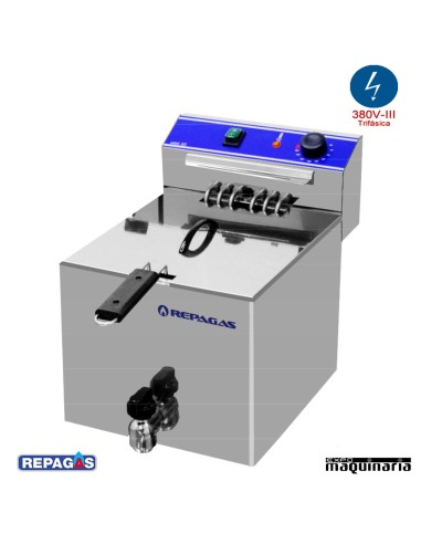 Freidora eléctrica de sobremesa RGFE10MP de 10 litros