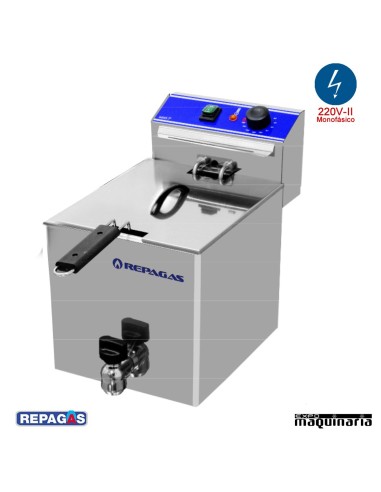 Freidora eléctrica de sobremesa RGFE7M de 7 litros