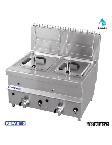 Freidora a gas Repagas 12 + 12 litros FG-24/M
