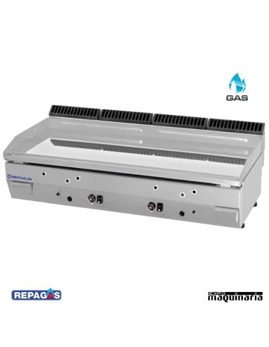 Plancha a gas CROMO DURO. RGPG-125/CD -15mm