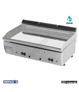 Plancha a gas CROMO DURO. RGPG-950/CD -15mm