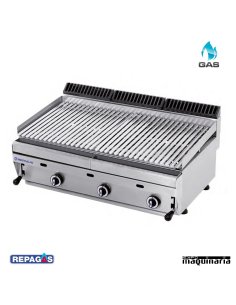 Barbacoa a gas Repagas  RGBAR95 (Briquetas de ceramica)