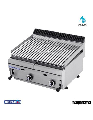 Barbacoa a gas Repagas  RGBAR65 (Briquetas de ceramica)