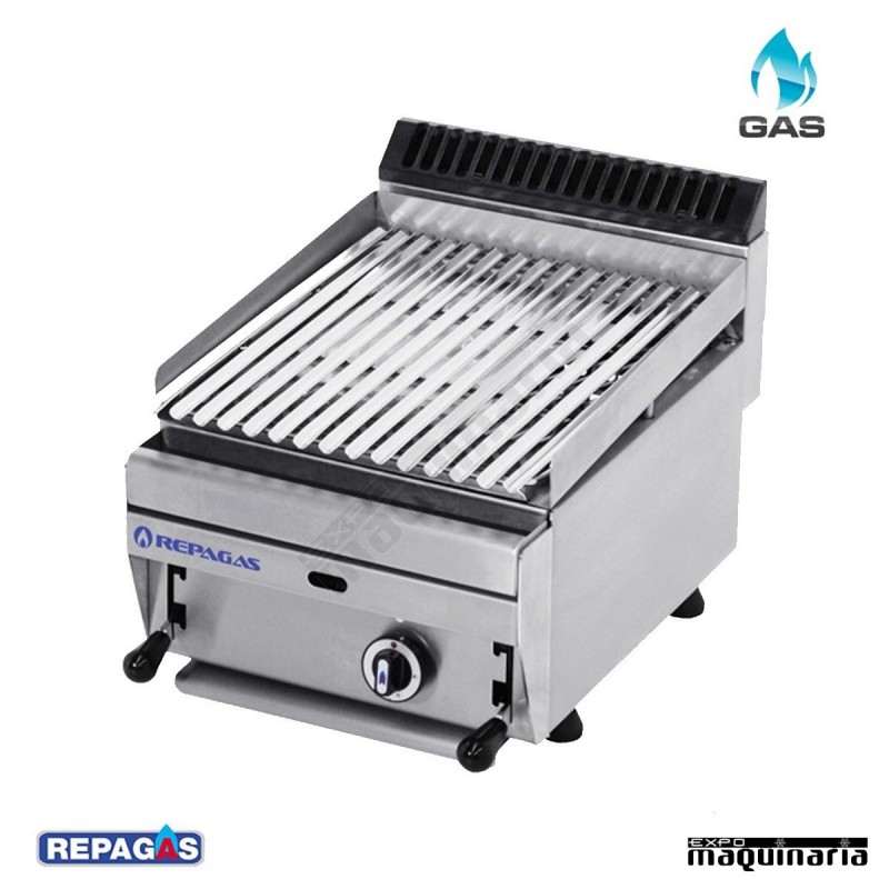 Barbacoa a gas Repagas RGBAR-45 (Briquetas de ceramica)