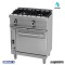 Cocina industrial Repagas RGCG521G dos quemadores de gas y horno industrial