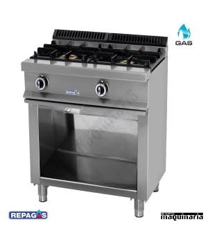 Cocina industrial Repagas RGCG520 dos quemadores de gas