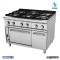 Cocina industrial Repagas RGCG761 seis quemadores de gas y horno industrial