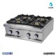 Cocina industrial Repagas RGCG-740/M cuatro quemadores de gas