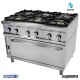 Cocina industrial Repagas RGCG-961H seis quemadores de gas con horno industrial