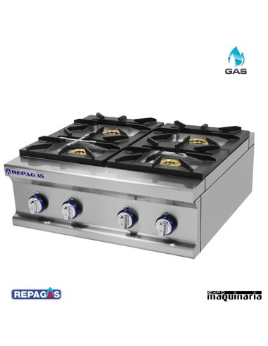 Cocina industrial Repagas RGCG-940/M cuatro quemadores de gas