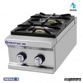 Cocina industrial Repagas RGCG-920/M dos quemadores de gas