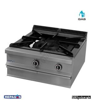 Cocina industrial Repagas RGHPG-26/M un quemador de gas