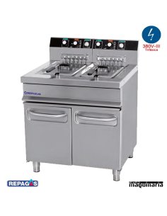 Freidora electrica RGFE20+20 15+15litros 2