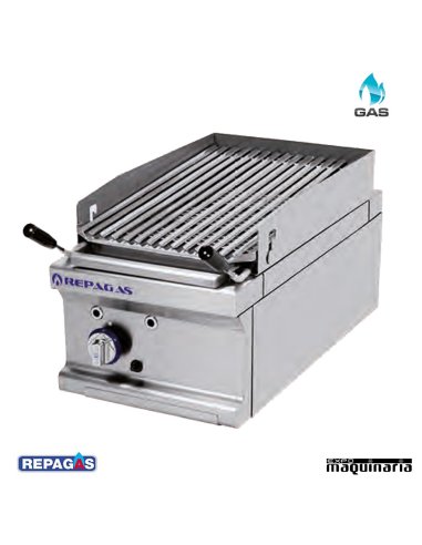 Barbacoa gas REPAGAS BAR71/E de hosteleria (Briquetas de ceramica)