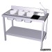 Mesa de Coctelería de Acero inox  