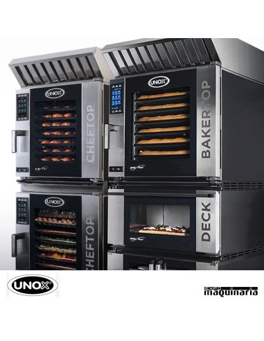 Horno eléctrico compact GN1/1 UNOX UNXECC0513EPR hornos apilables