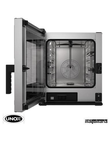 Horno eléctrico compact GN1/1 UNOX UNXECC0513EPR abierto
