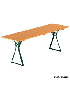 Mesa plegable con bancos de catering COMFORT 2