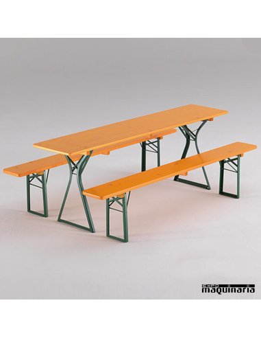 Banco sin respaldo de catering CLASSIC-banco conjunto 2