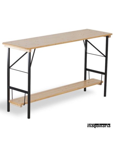 Mesa plegable alta Catering de madera STANDUP