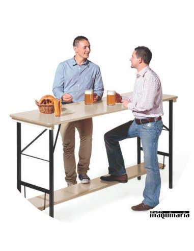 Mesa plegable alta Catering de madera STANDUP ambiente