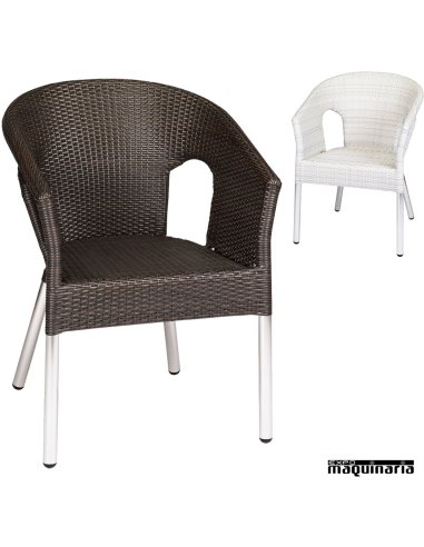 Conjunto 4 sillones RATAN4