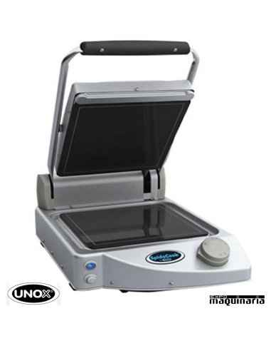 Plancha Grill VITROCERAMICA UNXP010PR Con cristal negro 