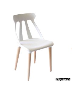Silla de diseño hostelerías DL630 fucsia 2