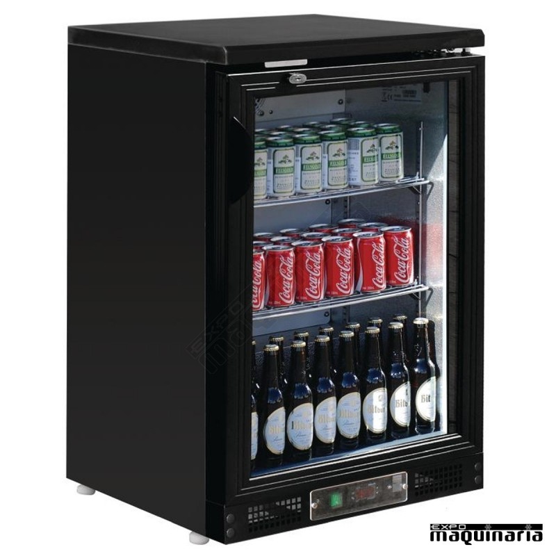 Expositor refrigerado para 104 botellas de 330ml puerta cristal NICB929
