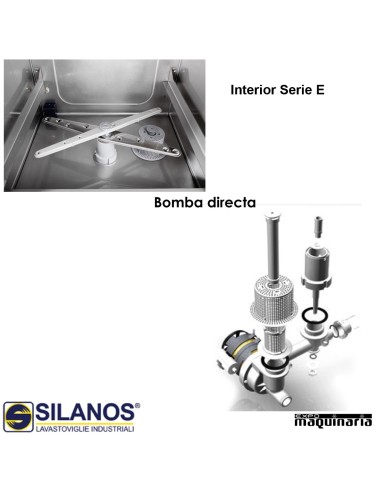 Lavavajillas profesional RME50 acero inox caracteristicas