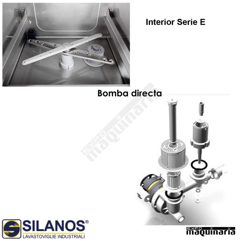 Lavavajillas industrial RME50 acero inox