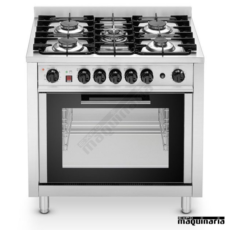 Cocina + horno industrial de gas RMENCIMERA+HORNO