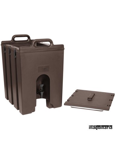 Contenedor isotérmico de bebidas DM1000LCD tapa abierta