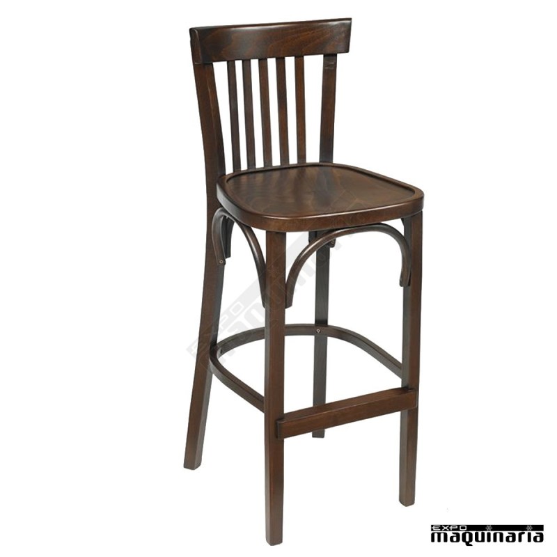 Taburete bar de madera IM5161