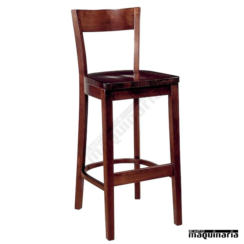 Taburete alto madera de haya IM5187