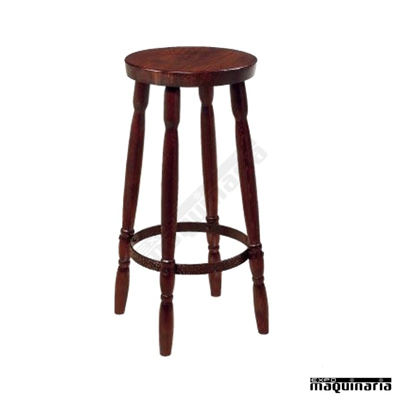 Taburete bodega madera IM1083